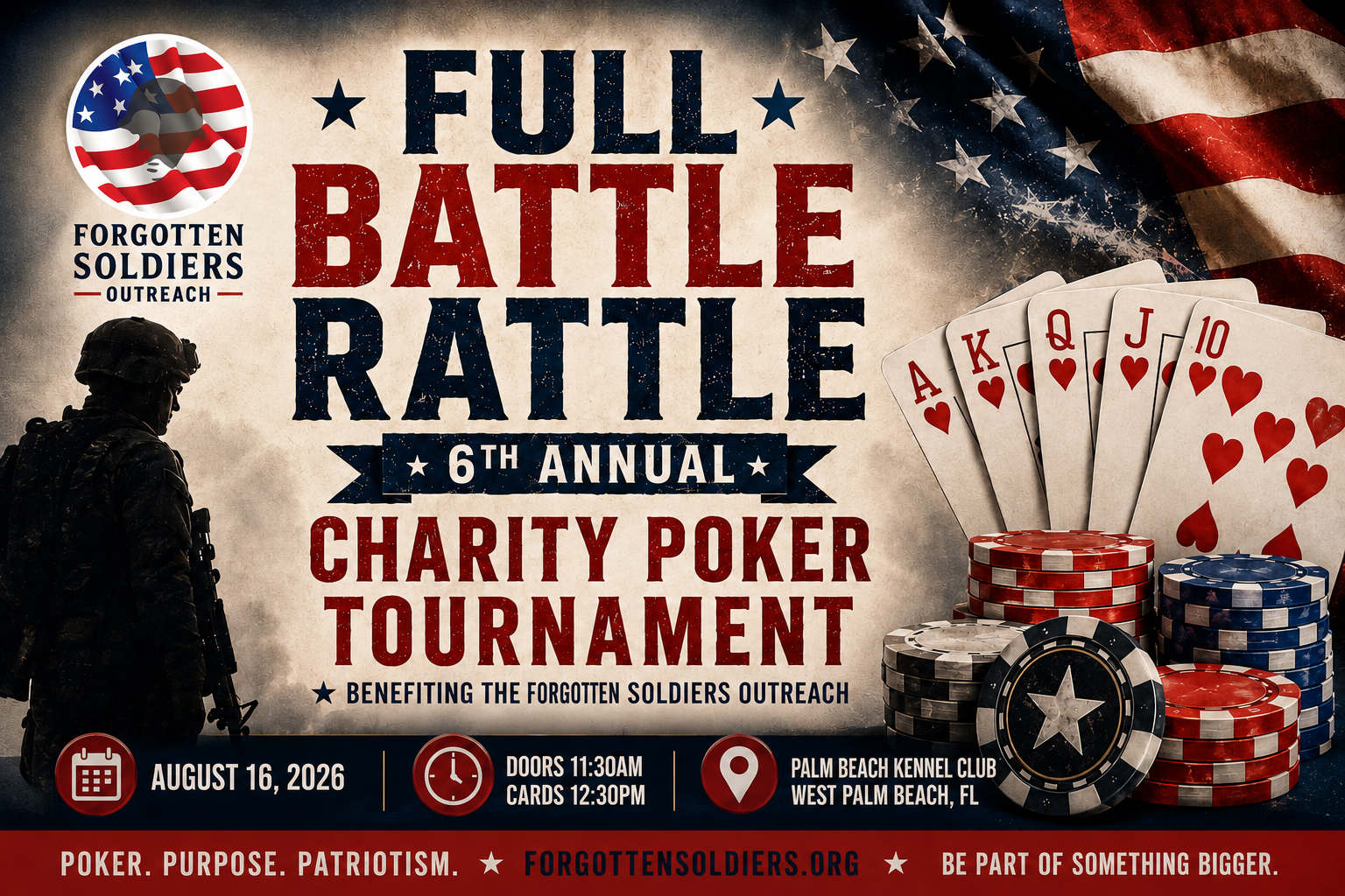 6th Annual Full Battle Rattle Charity Poker Run